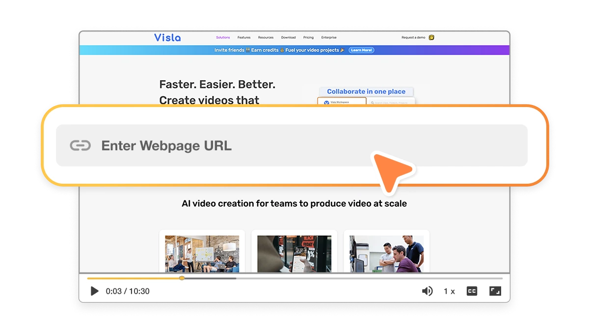 Visla Blog Video Creator converts blog posts into engaging videos in minutes. Simply enter a webpage URL, and AI extracts key ideas, structures content, adds visuals, voiceovers, and subtitles—boosting SEO, visibility, and audience engagement.